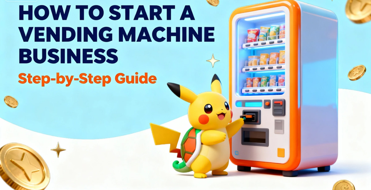 how to start a pokemon card business How to Start a Vending Machine Business：From Choosing the Right Machine to  Selling Pokémon Cards
